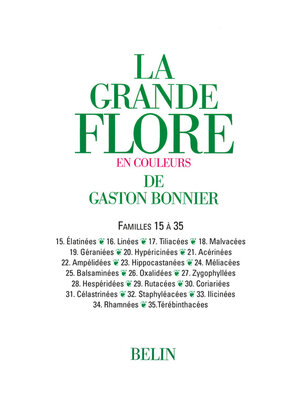 cover image of La grande Flore (Volume 5)--Famille 15 à 35